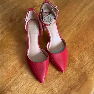 Vince Camuto Red Patent Heels